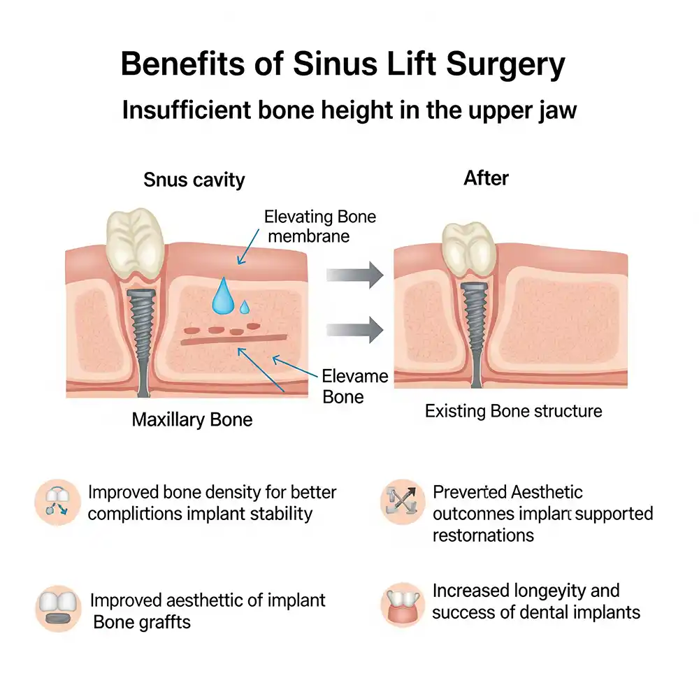 مزایای جراحی سینوس لیفت