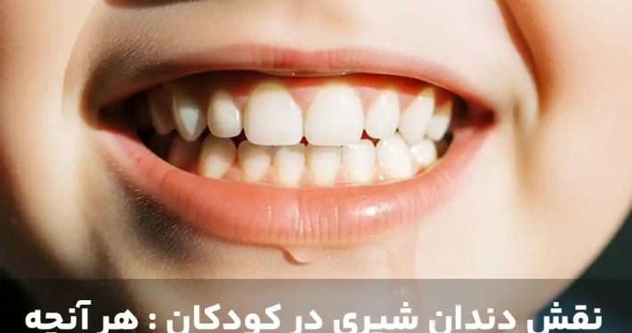 نقش دندان شیری در کودکان : هر آنچه باید درباره این دندان بدانید