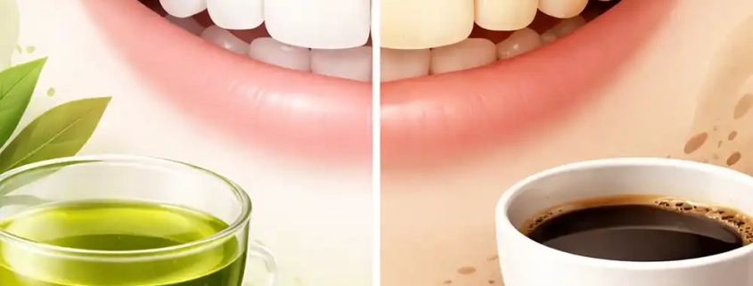 اثر قهوه و چای بر دندان