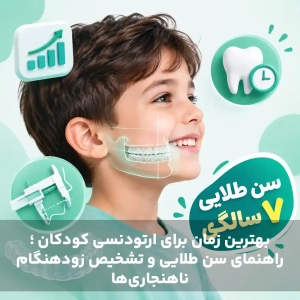 بهترین زمان برای ارتودنسی کودکان ؛ راهنمای سن طلایی و تشخیص زودهنگام ناهنجاری‌ها